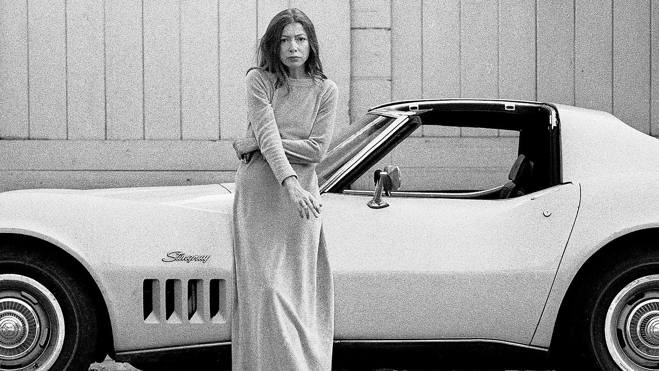 Die Schriftstellerin Joan Didion zu sehen auf einer Aufnahme von Julian Wasser